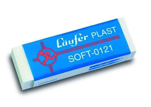 Läufer Radierer Plast Soft Radiergummi weiß von Läufer