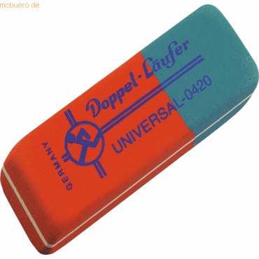 20 x Läufer Radiergummi doppelt 75x24x10mm rot/blau 20 x Läufer Radiergummi doppelt 75x24x10mm rot/blau von Läufer
