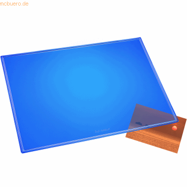 Läufer Schreibunterlage Durella Transluzent 40x53 cm blau Läufer Schreibunterlage Durella Transluzent 40x53 cm blau von Läufer