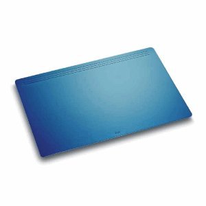 Läufer Schreibunterlage Matton 50x70cm Kunststoff blau von Läufer