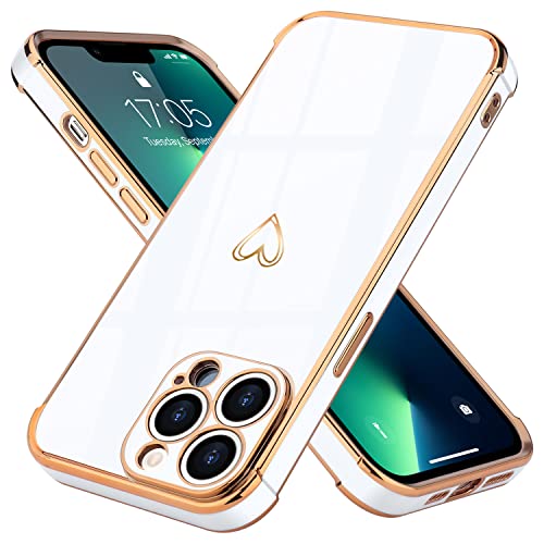 Lafunda kompatibel mit iPhone 13 Pro Handyhülle Mädchen Liebesherz Silikonhülle weich TPU Hülle Ultra dünn Stoßfeste Schutzhülle Bumper Silikon case für iPhone 13 Pro Weiß Lafunda kompatibel mit iPhone 13 Pro Handyhülle Mädchen Liebesherz Silikonhülle weich TPU Hülle Ultra dünn Stoßfeste Schutzhülle Bumper Silikon case für iPhone 13 Pro Weiß von Lafunda