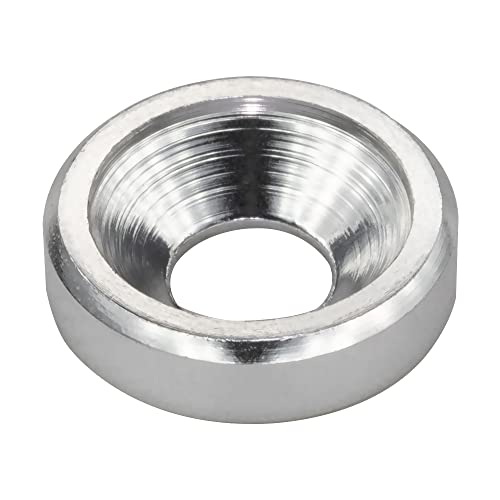 [60 Stück] M3 Finishing Countersunk Unterlegscheiben, Anodized Aluminum Alloy, Head Washers Gaskets Cup Shim for Screw RC/FPV/PC/Drohne/Mechanical Accessories Parts, Silver von Lagefefe