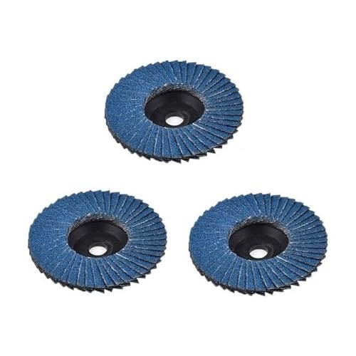 3 Stücke 3 Zoll Flache Fächerscheiben 75mm Schleifscheiben Holzschneiden For Winkelschleifer Scheiben Schleifscheiben Schleifscheiben Klingen(40) von LaiYN