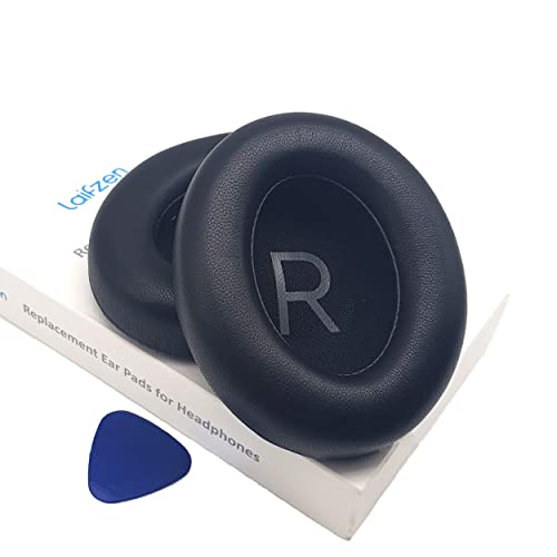 Lammfell Ersatz Ohrpolster für Bose NC700 NC 700 Kissen Schaffell Echt Leder Noise Canceling Kopfhörer Ohrpolster (Schwarz) von Laifzen