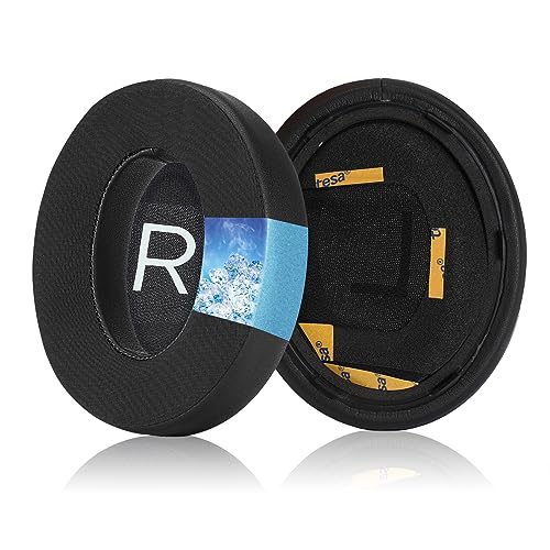 Laipuke 1 Paar Ersatz Ohrpolster Kompatibel mit Bose 700 (NC700) Noise Cancelling Kopfhörer, Memory-Schaum und Proteinleder, Schwarz, Kühlgel und Eisgewebe von Laipuke