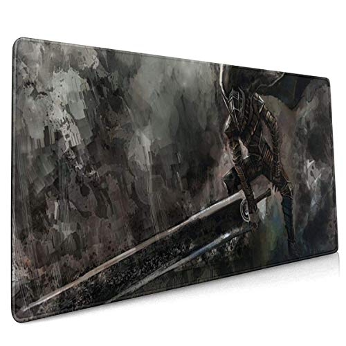 Lakivde Berserk-Guts Anime-Mauspad, 40 x 90 cm, weiches Gaming-Mauspad, ultradick, 3 mm erweitert, großes Muster, Einheitsgröße von Lakivde