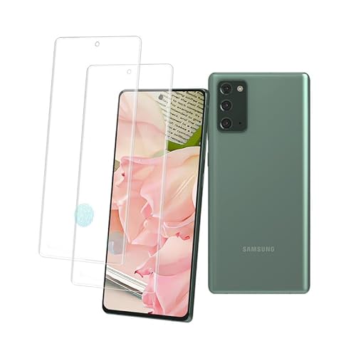 Lakoney für Panzerglas Samsung Note 20 Schutzfolie, 9H Härte Folie Galaxy Note 20 Panzerfolie, Blasenfreie Displayschutz Samsung Galaxy Note 20 Schutzglas [2 Stück] von Lakoney