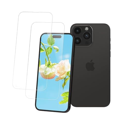 Lakoney für Panzerglas iPhone 14 Pro Max Schutzfolie, 9H Härte Folie iPhone 14 Pro Max Panzerfolie, Blasenfreie Displayschutz iPhone 14 Pro Max Schutzglas [2 Stück] von Lakoney