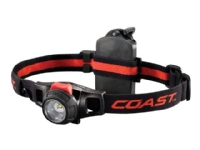 COAST HL7R - Lommelygte til hovedet - LED - 2-modus - sort, rød von Lakuda ApS