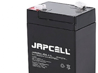 Japcell AGM Batterie 6V - JC6-4.5, 4,5Ah 4,8mm Klemmen Blei-Säure-Batterie von Lakuda ApS