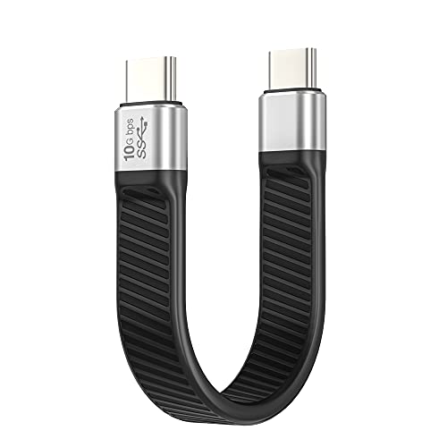 Lamtoon USB C 3.1 Kabel, USB 3.1 Gen 2, 100 W, USB C auf USB C, Schnellladekabel, FPC-Design mit 10 Gbit/s Datenübertragung, Thunderbolt 3 für MacBook Pro Air2020, Samsung S20 von LamToon