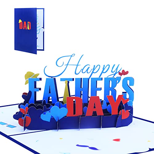 Happy Father's Day 3D For Card Greeting Cards Blessing Message Card Father's Day Card von Lamala