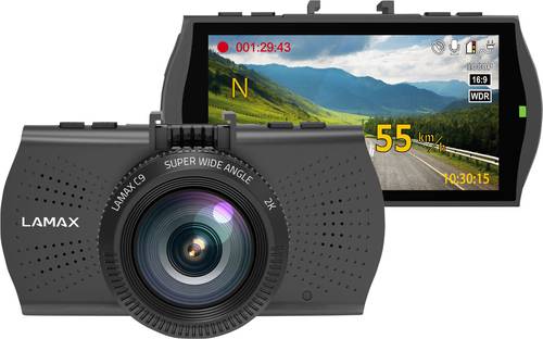 Lamax C9 Dashcam mit GPS Blickwinkel horizontal max.=150° von Lamax