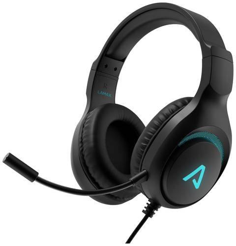 Lamax Heroes Guard1 Gaming Over Ear Headset kabelgebunden Stereo Schwarz Headset, Lautstärkeregelun von Lamax