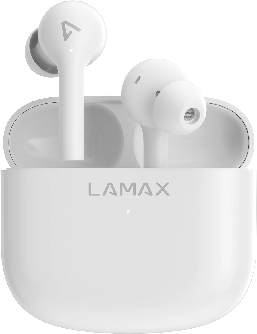 Lamax Trims1 Kopfhörer True Wireless Stereo (TWS) im Ohr Anrufe/Musik Bluetooth Weiß (LMXTRW1) von Lamax