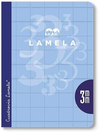 Lamela Notizbuch, 1/4 Zoll, 50 Blatt, kariert, 3 mm 3Mm bunt von Lamela