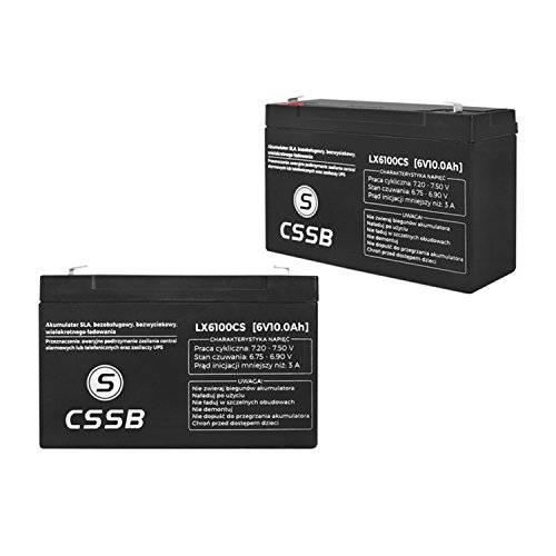 CSSB Gelakku AGM Gelakkumulator (6V 10Ah) von Lamex