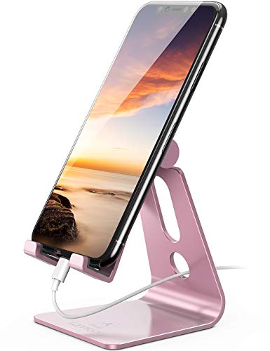 Lamicall Handy Ständer, Handy Halterung Verstellbare - Multi-Winkel Handyhalterung, Halter für iPhone 15 14 Pro Max Plus, 13 12 Pro Max Mini, 11 Pro, Xs, X, 8, 7, 6 Plus, SE, Samsung S23, Smartphone von Lamicall