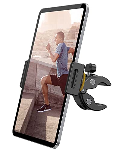 Lamicall Laufband Tablet Halter, Heimtrainer Fahrrad Tablet Halterung - Spinning Innen Laufband Fahrrad Halter Lenker für 2022 iPad Pro 9.7, 10.5, 12.9, Air Mini 2 3 4, und Tablet mit 4.7-13 Zoll von Lamicall