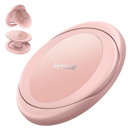 Lamicall Magnetische Handy Fingerhalterung für MagSafe - Handy Griff Ständer mit Lederband, Ring Halterung für iPhone 16 15 14 13 12 Pro Max Plus Mini, Smartphone mit Metallring, Zubehör für MagSafe von Lamicall