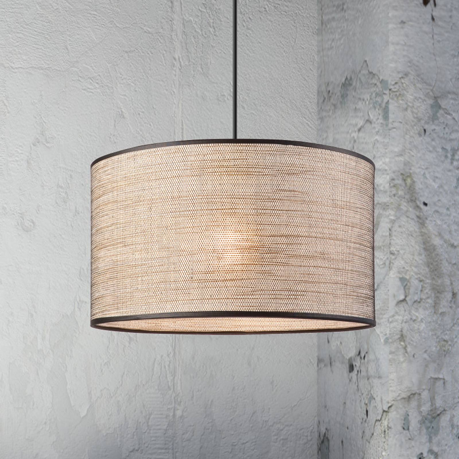 Hängeleuchte Penelope, Ø 35 cm, hellbraun, 1-flammig von Lamkur Lighting