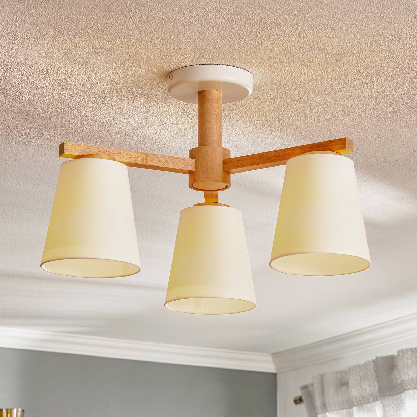Deckenlampe Canditia, dreiflammig Deckenlampe Canditia, dreiflammig von Lamkur