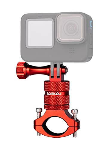 Lammcou Action Kamera Fahrrad Halterung für Go Pro, Metall Fahrrad Lenkerhalterung Befestigung für Hero 13 12 11 10 9 8 7 Max Yi Insta-360 X3 X2 Actioncam Rohr Stange Halter Bike Handlebar Mount Lammcou Action Kamera Fahrrad Halterung für Go Pro, Metall Fahrrad Lenkerhalterung Befestigung für Hero 13 12 11 10 9 8 7 Max Yi Insta-360 X3 X2 Actioncam Rohr Stange Halter Bike Handlebar Mount von Lammcou