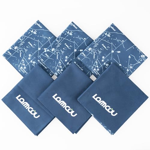 Lammcou Brillenputztücher, Brillentücher Mikrofaser optikerqualität Brillenreinigungstücher, Fusselfrei Microfibre Glass Cleaning Cloth für Kamera, Display, Handys, Tablet, 25 * 25cm (Blue-Star-6pcs) Lammcou Brillenputztücher, Brillentücher Mikrofaser optikerqualität Brillenreinigungstücher, Fusselfrei Microfibre Glass Cleaning Cloth für Kamera, Display, Handys, Tablet, 25 * 25cm (Blue-Star-6pcs) von Lammcou