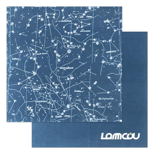 Lammcou Mikrofaser Brillenputztuch Optikerqualität, Fusselfrei Brillentücher Reinigungstücher für Kamera, Display, Handys, Tablet, Bildschirm, Gläser, Microfibre Glass Cleaning Cloth, 25 * 25cm, 2pcs von Lammcou