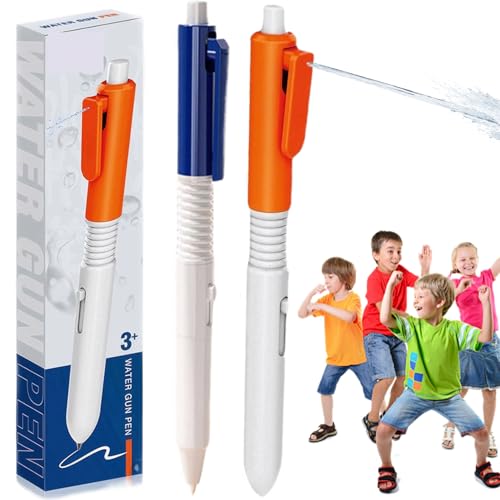 Lamppdcor 2pcs Retractable Water Spray Stifte, Spaß dual Gebrauchsschreiben und Sprinkler Plastikwasserpistole für Kinder Erwachsene von Lamppdcor