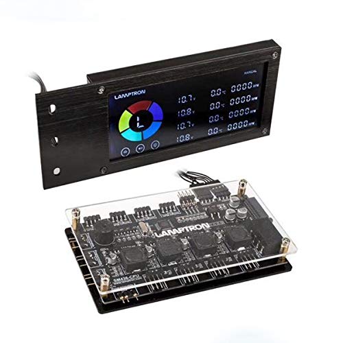 Lamptron Compatible SM436 PCI RGB-Lüfter und LED-Controller - schwarz von Lamptron