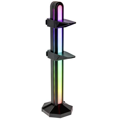 Lamptron LAMP-MSG242 Grafikkartenhalterung RGB-Beleuchtung, Magnetischer Standfuß Schwarz von Lamptron