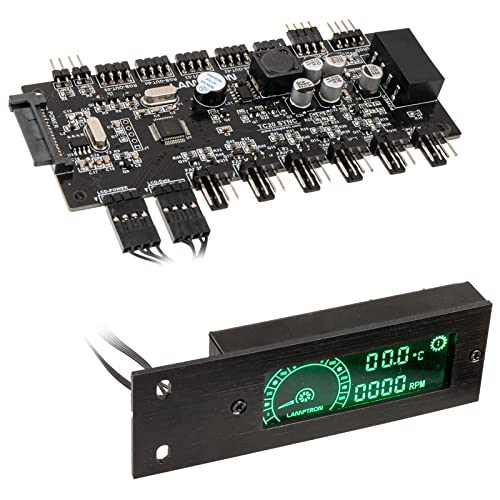 Lamptron TC20 Sync Edition PWM-Lüftersteuerung und RGB-Controller - PCI, schwarz von Lamptron