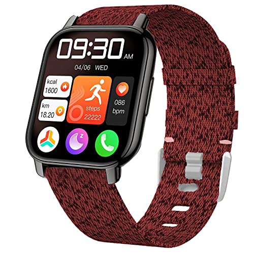 Kompatibel mit Popglory P66 Smart Watch Band, Lamshaw atmungsaktives Nylon-gewebtes Ersatz-Zubehörband, kompatibel mit MorePro H56 Smart Watch/Kimnix T99 Pro Watch/LESHIDO CS08 4,7 cm Uhr/Popglory 4,7 Kompatibel mit Popglory P66 Smart Watch Band, Lamshaw atmungsaktives Nylon-gewebtes Ersatz-Zubehörband, kompatibel mit MorePro H56 Smart Watch/Kimnix T99 Pro Watch/LESHIDO CS08 4,7 cm Uhr/Popglory 4,7 von Lamshaw
