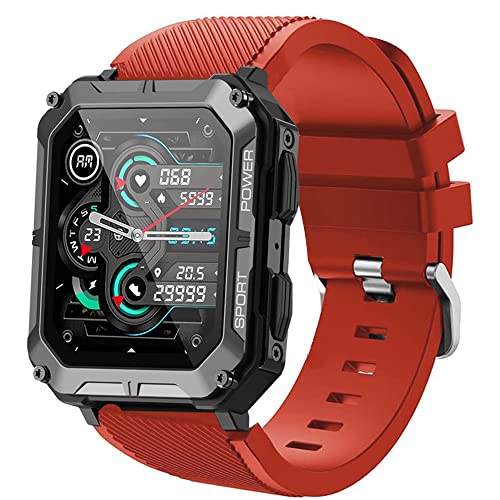 Lamshaw Kompatible Pureroyi Militär-Smartwatch-Bänder, Classic Silikon-Ersatzbänder, kompatibel mit Pureroyi 1,83 Zoll C20 Pro Militär/Meoonley 1,83 Zoll C20 Pro Watch/Kospet Tank M2 4,7 cm Lamshaw Kompatible Pureroyi Militär-Smartwatch-Bänder, Classic Silikon-Ersatzbänder, kompatibel mit Pureroyi 1,83 Zoll C20 Pro Militär/Meoonley 1,83 Zoll C20 Pro Watch/Kospet Tank M2 4,7 cm von Lamshaw