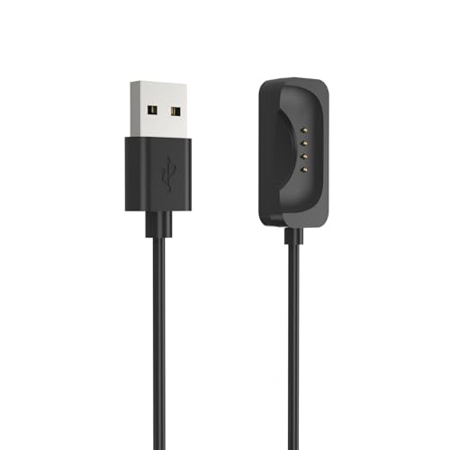 Lamshaw Magnetisches Ladegerät, kompatibel mit Oneplus Watch 3, magnetisch, USB-Ladegerät, kompatibel mit Oneplus Watch 3 (schwarz) von Lamshaw