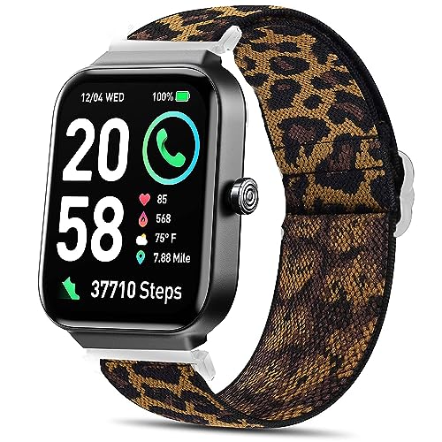 Lamshaw Smartwatch-Bänder, kompatibel mit Fitpolo IDW15, 19 mm, elastisches Nylon, verstellbares Ersatzarmband, Zubehör für Damen und Herren, kompatibel mit Fitpolo IDW15 4,6 cm Smartwatch/TMHAI Lamshaw Smartwatch-Bänder, kompatibel mit Fitpolo IDW15, 19 mm, elastisches Nylon, verstellbares Ersatzarmband, Zubehör für Damen und Herren, kompatibel mit Fitpolo IDW15 4,6 cm Smartwatch/TMHAI von Lamshaw