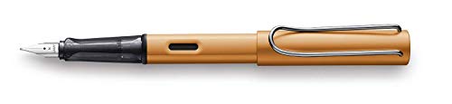 LAMY 1233453 AL-star Füllhalter 27 – Füller aus Aluminium in der Farbe Bronze mit transparentem Griffstück und Stahlfeder – Federstärke M von Lamy