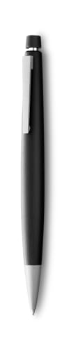 LAMY 2000 Druckbleistift 101 – Bleistift in der Farbe Schwarz, matt mit Radiertip – 0,7mm Feinstrichmine (LAMY M 40) von Lamy