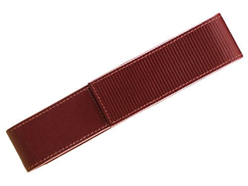 LAMY A314 elegantes Leder-Etui aus hochwertigem Nappaleder in der Farbe Rot mit charakteristischer Prägung – für 1 Schreibgerät geeignet von Lamy