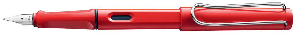 LAMY Füllhalter safari red, Federbreite: M von Lamy