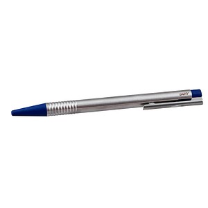 LAMY Kugelschreiber logo silber Schreibfarbe blau, 1 St. von Lamy