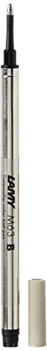 LAMY M 63 Mine 823 – Tintenroller-Mine aus Metall in der Farbe Schwarz für LAMY Tintenroller mit Kappe – Strichbreite B, 1230615 LAMY M 63 Mine 823 – Tintenroller-Mine aus Metall in der Farbe Schwarz für LAMY Tintenroller mit Kappe – Strichbreite B, 1230615 von Lamy