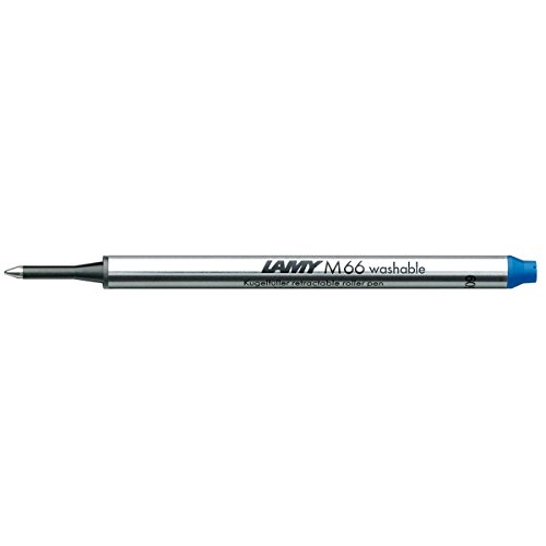 LAMY M 66 Mine 821 – Tintenroller-Mine aus Metall in der Farbe Blau für LAMY Tintenroller ohne Kappe – Strichbreite M von Lamy