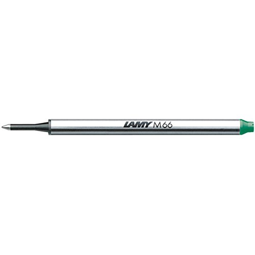 LAMY M 66 Mine 821 – Tintenroller-Mine aus Metall in der Farbe Grün für LAMY Tintenroller ohne Kappe – Strichbreite M von Lamy