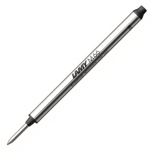 LAMY M 66 Mine 821 – Tintenroller-Mine aus Metall in der Farbe Schwarz für LAMY Tintenroller ohne Kappe – Strichbreite M von Lamy