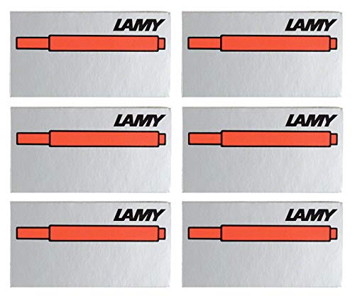 LAMY T10 Tintenpatronen Blau (6 Päckchen, Rot) von Lamy