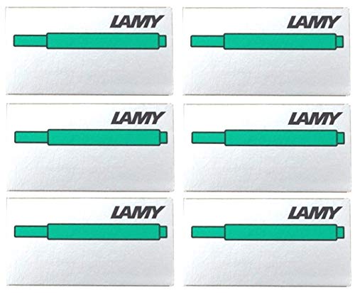 LAMY T10 Tintenpatronen Farbauswahl (6 Päckchen, grün) von Lamy