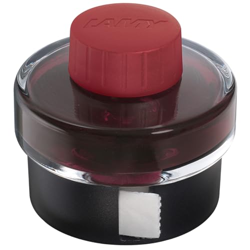 LAMY T52 Tinte sepia 50ml - Tintenglas mit Tintensammelbecken - Standfuß aus Kunststoff mit Löschpapierrrolle LAMY T52 Tinte sepia 50ml - Tintenglas mit Tintensammelbecken - Standfuß aus Kunststoff mit Löschpapierrrolle von Lamy