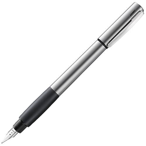 LAMY accent Füllhalter 096 – Füller aus Aluminium mit austauschbarem Griffstück aus Kautschuk und Stahlfeder – Feders... von Lamy